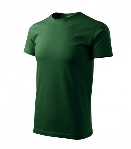 Férfi üvegzöld színű basic póló - XS méret