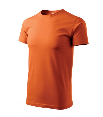 Férfi narancssárga színű basic póló - XS méret