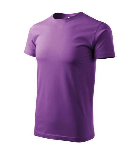 Férfi lila színű basic póló - XS méret