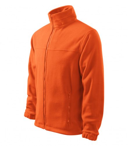 Férfi narancssárga színű polár dzseki - M méret