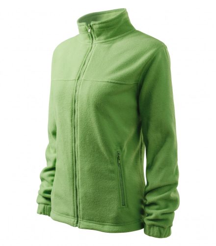 Női borsózöld színű polár dzseki - XL méret