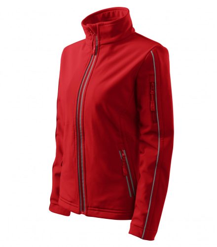 Női piros színű softshell dzseki - XL méret