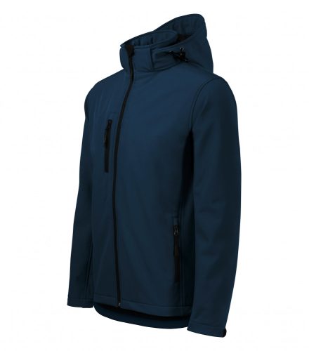 Férfi tengerészkék színű softshell kabát - XL méret