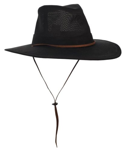 Fekete hálós kalap - vándor túrabolt - kalapok 